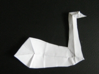 Erik Demaine Fold-and-Cut Swan